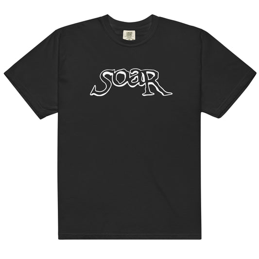 "SOAR TAG" BLACK TEE
